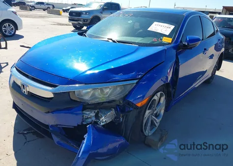 2017 Honda Civic Ex-L from USA, damaged, VIN 2HGFC1F76HH646275